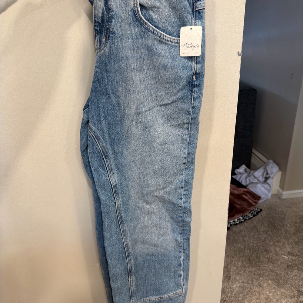 Free People Blue Ankle & Cropped Jeans